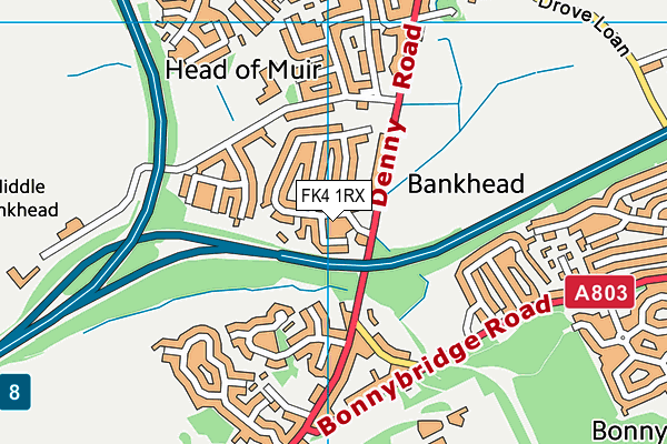 FK4 1RX map - OS VectorMap District (Ordnance Survey) FK4 1RX map - OS VectorMap District (Ordnance Survey)