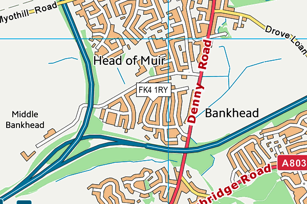 FK4 1RY map - OS VectorMap District (Ordnance Survey) FK4 1RY map - OS VectorMap District (Ordnance Survey)
