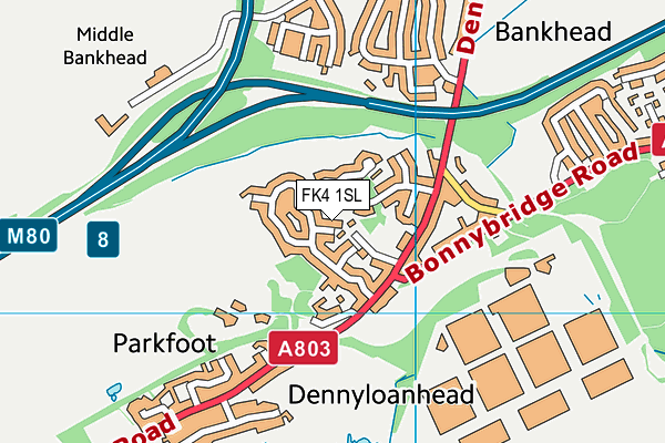 FK4 1SL map - OS VectorMap District (Ordnance Survey) FK4 1SL map - OS VectorMap District (Ordnance Survey)
