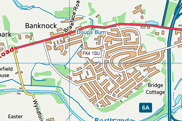 FK4 1SU map - OS VectorMap District (Ordnance Survey) FK4 1SU map - OS VectorMap District (Ordnance Survey)