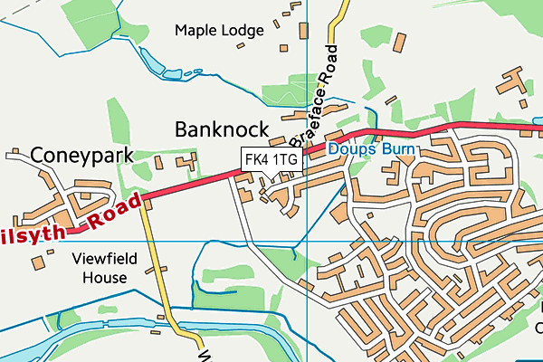 FK4 1TG map - OS VectorMap District (Ordnance Survey) FK4 1TG map - OS VectorMap District (Ordnance Survey)