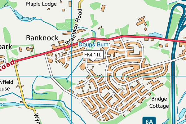 FK4 1TL map - OS VectorMap District (Ordnance Survey) FK4 1TL map - OS VectorMap District (Ordnance Survey)