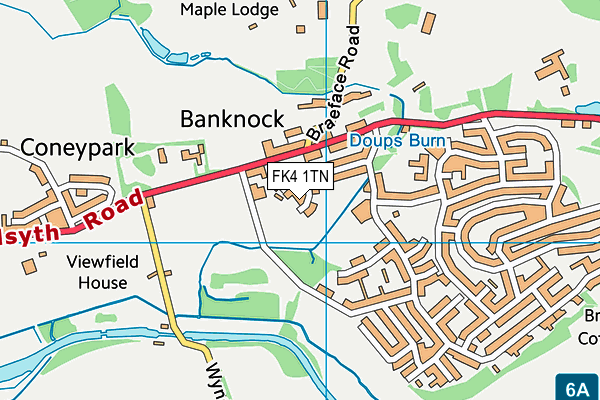 FK4 1TN map - OS VectorMap District (Ordnance Survey) FK4 1TN map - OS VectorMap District (Ordnance Survey)