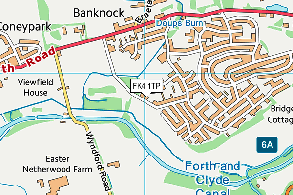 FK4 1TP map - OS VectorMap District (Ordnance Survey) FK4 1TP map - OS VectorMap District (Ordnance Survey)