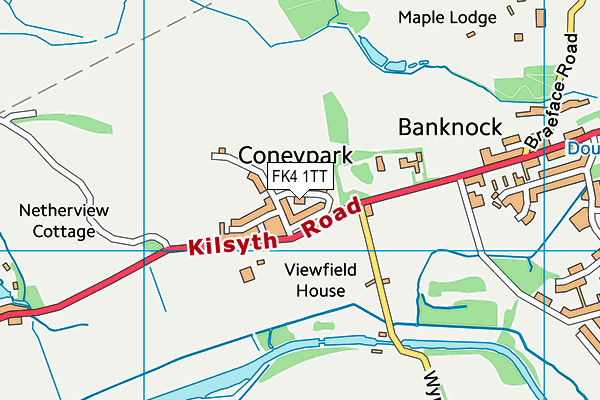 FK4 1TT map - OS VectorMap District (Ordnance Survey) FK4 1TT map - OS VectorMap District (Ordnance Survey)