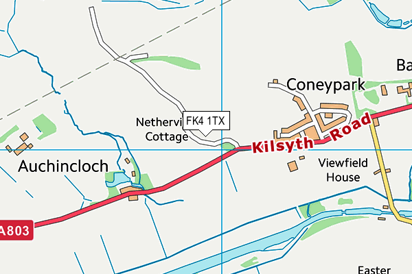 FK4 1TX map - OS VectorMap District (Ordnance Survey) FK4 1TX map - OS VectorMap District (Ordnance Survey)