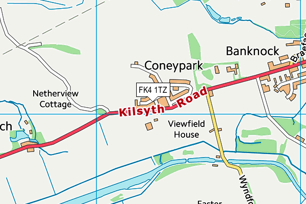 FK4 1TZ map - OS VectorMap District (Ordnance Survey) FK4 1TZ map - OS VectorMap District (Ordnance Survey)