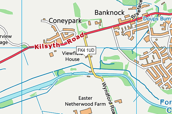 FK4 1UD map - OS VectorMap District (Ordnance Survey) FK4 1UD map - OS VectorMap District (Ordnance Survey)