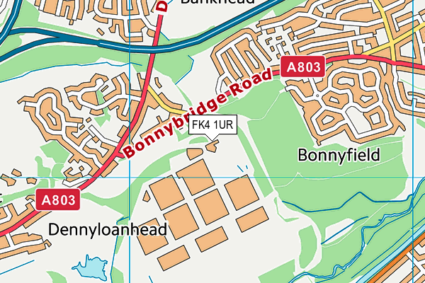 FK4 1UR map - OS VectorMap District (Ordnance Survey) FK4 1UR map - OS VectorMap District (Ordnance Survey)