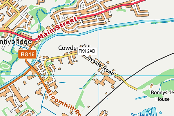FK4 2AD map - OS VectorMap District (Ordnance Survey) FK4 2AD map - OS VectorMap District (Ordnance Survey)