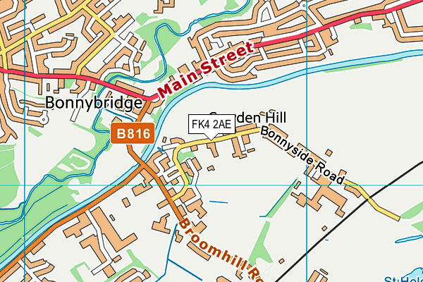 FK4 2AE map - OS VectorMap District (Ordnance Survey) FK4 2AE map - OS VectorMap District (Ordnance Survey)