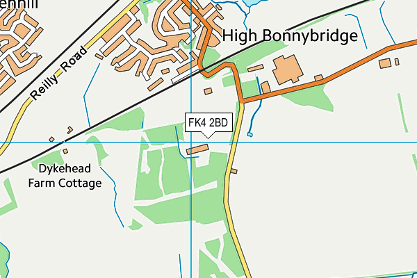 FK4 2BD map - OS VectorMap District (Ordnance Survey) FK4 2BD map - OS VectorMap District (Ordnance Survey)