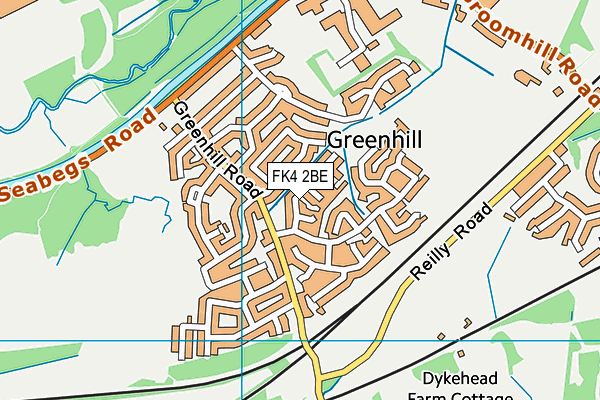 FK4 2BE map - OS VectorMap District (Ordnance Survey) FK4 2BE map - OS VectorMap District (Ordnance Survey)