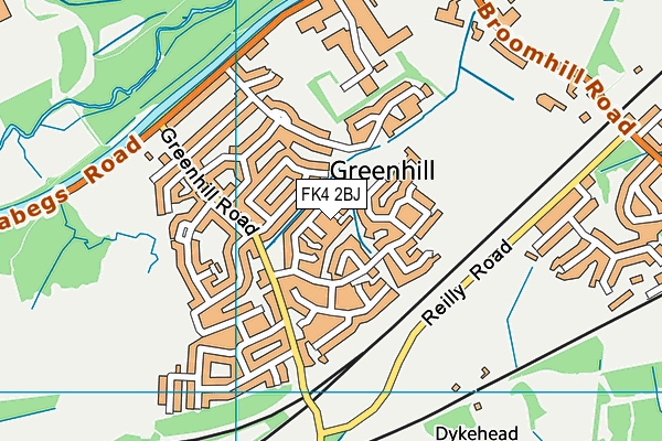 FK4 2BJ map - OS VectorMap District (Ordnance Survey) FK4 2BJ map - OS VectorMap District (Ordnance Survey)