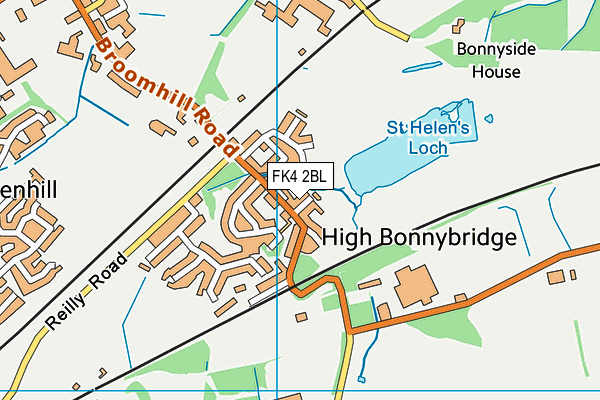 FK4 2BL map - OS VectorMap District (Ordnance Survey) FK4 2BL map - OS VectorMap District (Ordnance Survey)