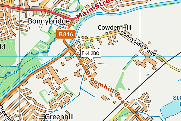 FK4 2BQ map - OS VectorMap District (Ordnance Survey) FK4 2BQ map - OS VectorMap District (Ordnance Survey)