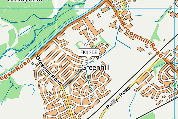 FK4 2DE map - OS VectorMap District (Ordnance Survey) FK4 2DE map - OS VectorMap District (Ordnance Survey)