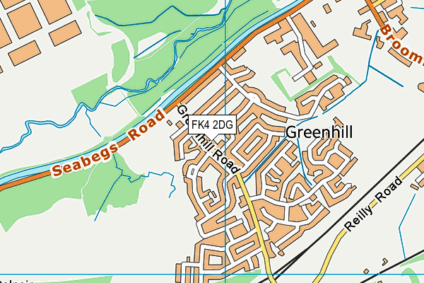 FK4 2DG map - OS VectorMap District (Ordnance Survey) FK4 2DG map - OS VectorMap District (Ordnance Survey)