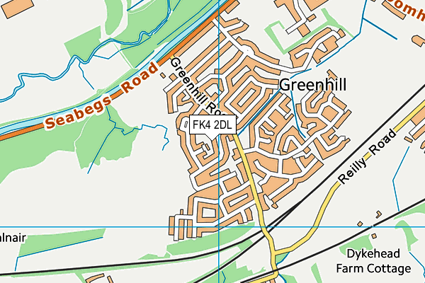FK4 2DL map - OS VectorMap District (Ordnance Survey) FK4 2DL map - OS VectorMap District (Ordnance Survey)