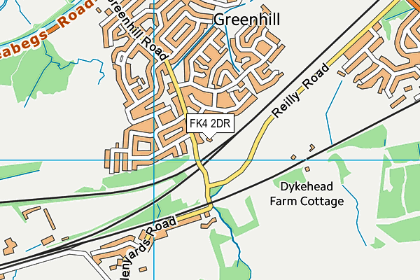 FK4 2DR map - OS VectorMap District (Ordnance Survey) FK4 2DR map - OS VectorMap District (Ordnance Survey)