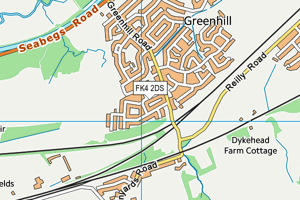 FK4 2DS map - OS VectorMap District (Ordnance Survey) FK4 2DS map - OS VectorMap District (Ordnance Survey)