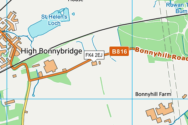 FK4 2EJ map - OS VectorMap District (Ordnance Survey)