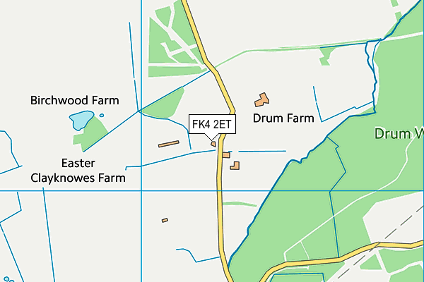 FK4 2ET map - OS VectorMap District (Ordnance Survey) FK4 2ET map - OS VectorMap District (Ordnance Survey)