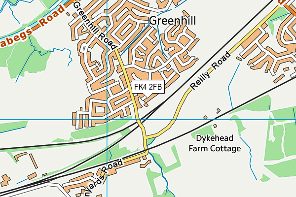 FK4 2FB map - OS VectorMap District (Ordnance Survey) FK4 2FB map - OS VectorMap District (Ordnance Survey)