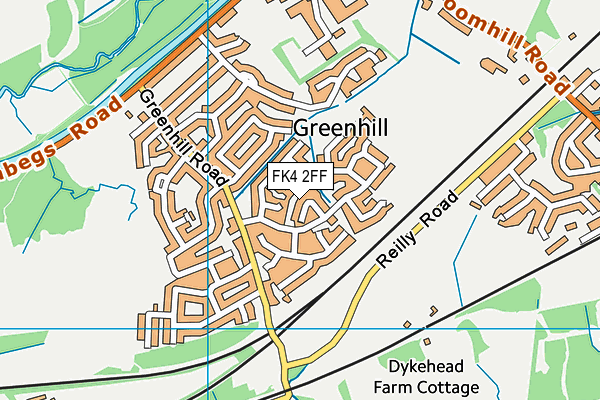 FK4 2FF map - OS VectorMap District (Ordnance Survey) FK4 2FF map - OS VectorMap District (Ordnance Survey)
