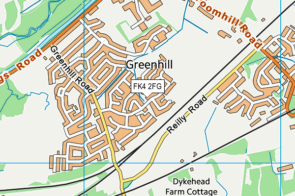 FK4 2FG map - OS VectorMap District (Ordnance Survey) FK4 2FG map - OS VectorMap District (Ordnance Survey)