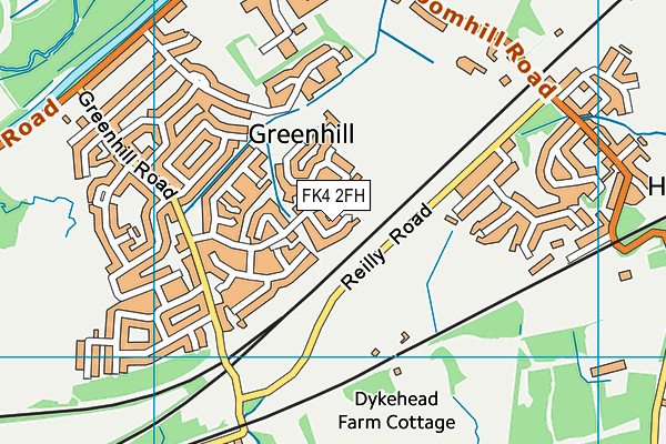 FK4 2FH map - OS VectorMap District (Ordnance Survey) FK4 2FH map - OS VectorMap District (Ordnance Survey)