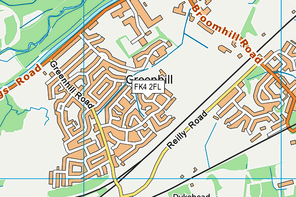 FK4 2FL map - OS VectorMap District (Ordnance Survey) FK4 2FL map - OS VectorMap District (Ordnance Survey)