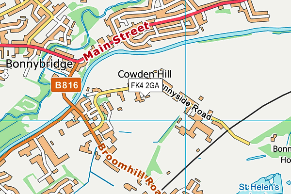 FK4 2GA map - OS VectorMap District (Ordnance Survey) FK4 2GA map - OS VectorMap District (Ordnance Survey)