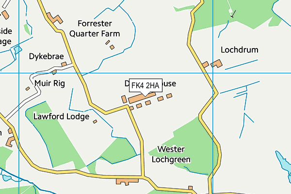 FK4 2HA map - OS VectorMap District (Ordnance Survey) FK4 2HA map - OS VectorMap District (Ordnance Survey)
