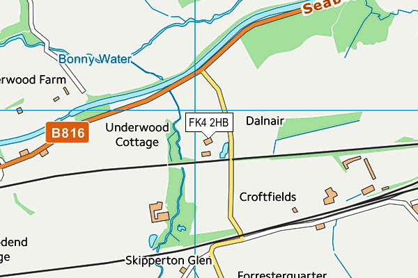 FK4 2HB map - OS VectorMap District (Ordnance Survey) FK4 2HB map - OS VectorMap District (Ordnance Survey)