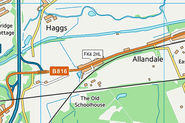 FK4 2HL map - OS VectorMap District (Ordnance Survey)