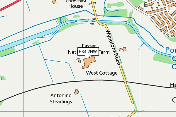 FK4 2HW map - OS VectorMap District (Ordnance Survey) FK4 2HW map - OS VectorMap District (Ordnance Survey)