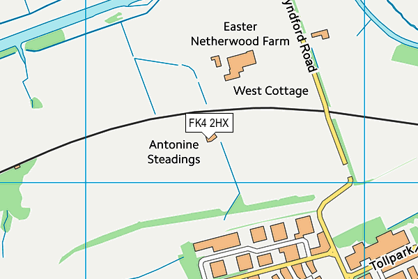 FK4 2HX map - OS VectorMap District (Ordnance Survey) FK4 2HX map - OS VectorMap District (Ordnance Survey)