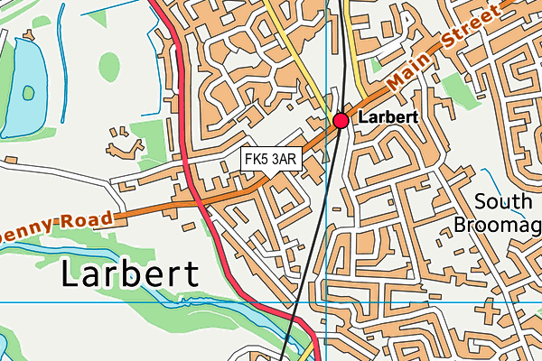 FK5 3AR map - OS VectorMap District (Ordnance Survey)