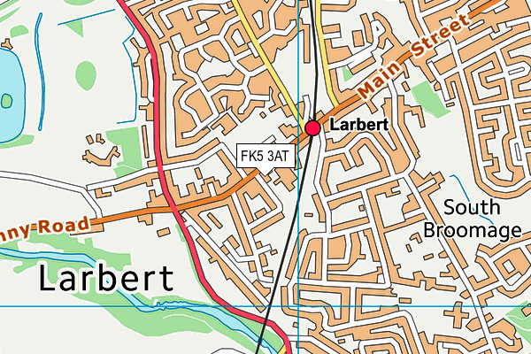 FK5 3AT map - OS VectorMap District (Ordnance Survey)