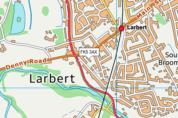 FK5 3AX map - OS VectorMap District (Ordnance Survey)