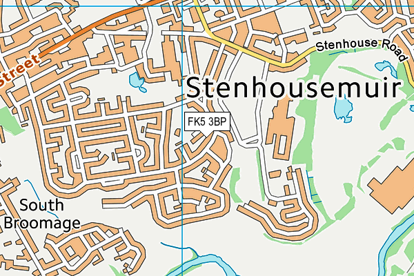 FK5 3BP map - OS VectorMap District (Ordnance Survey) FK5 3BP map - OS VectorMap District (Ordnance Survey)