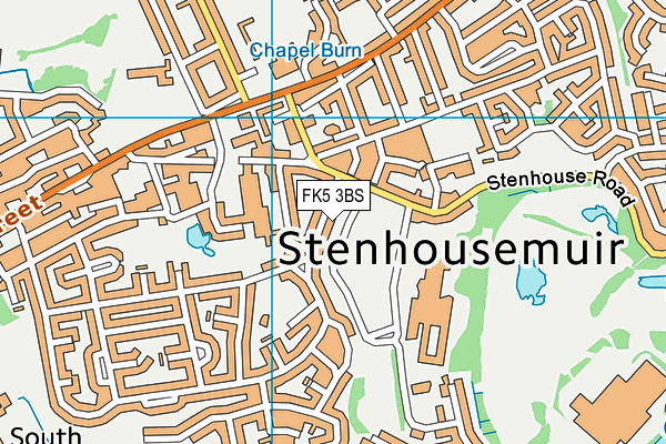 FK5 3BS map - OS VectorMap District (Ordnance Survey) FK5 3BS map - OS VectorMap District (Ordnance Survey)