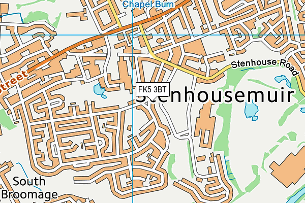 FK5 3BT map - OS VectorMap District (Ordnance Survey) FK5 3BT map - OS VectorMap District (Ordnance Survey)