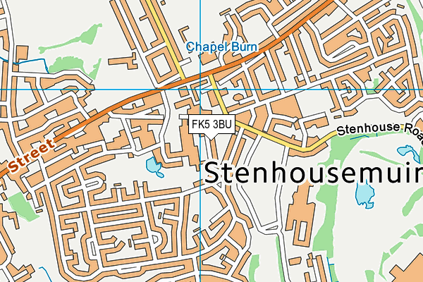 FK5 3BU map - OS VectorMap District (Ordnance Survey) FK5 3BU map - OS VectorMap District (Ordnance Survey)