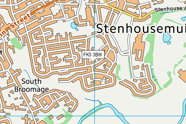 FK5 3BW map - OS VectorMap District (Ordnance Survey) FK5 3BW map - OS VectorMap District (Ordnance Survey)