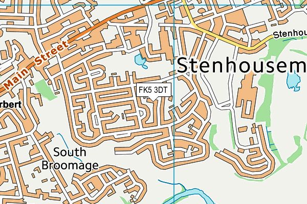 FK5 3DT map - OS VectorMap District (Ordnance Survey) FK5 3DT map - OS VectorMap District (Ordnance Survey)