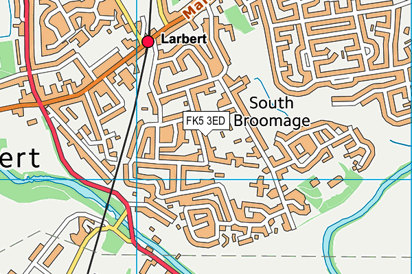 FK5 3ED map - OS VectorMap District (Ordnance Survey)