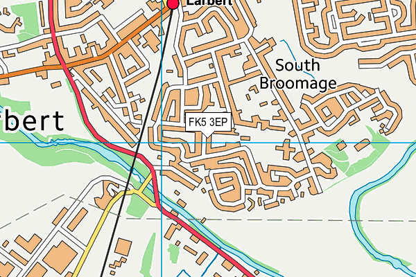 FK5 3EP map - OS VectorMap District (Ordnance Survey)