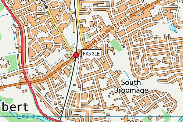 FK5 3LE map - OS VectorMap District (Ordnance Survey) FK5 3LE map - OS VectorMap District (Ordnance Survey)
